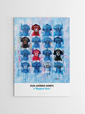 Kun Agüero Shirts - A2 Signed Limited Edition Prints collectible from Terry Kneeshaw Art
