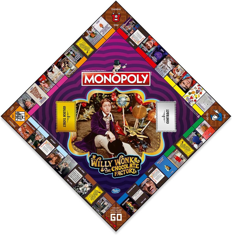 Monopoly Willy Wonka and the Chocolate Factory Board Game