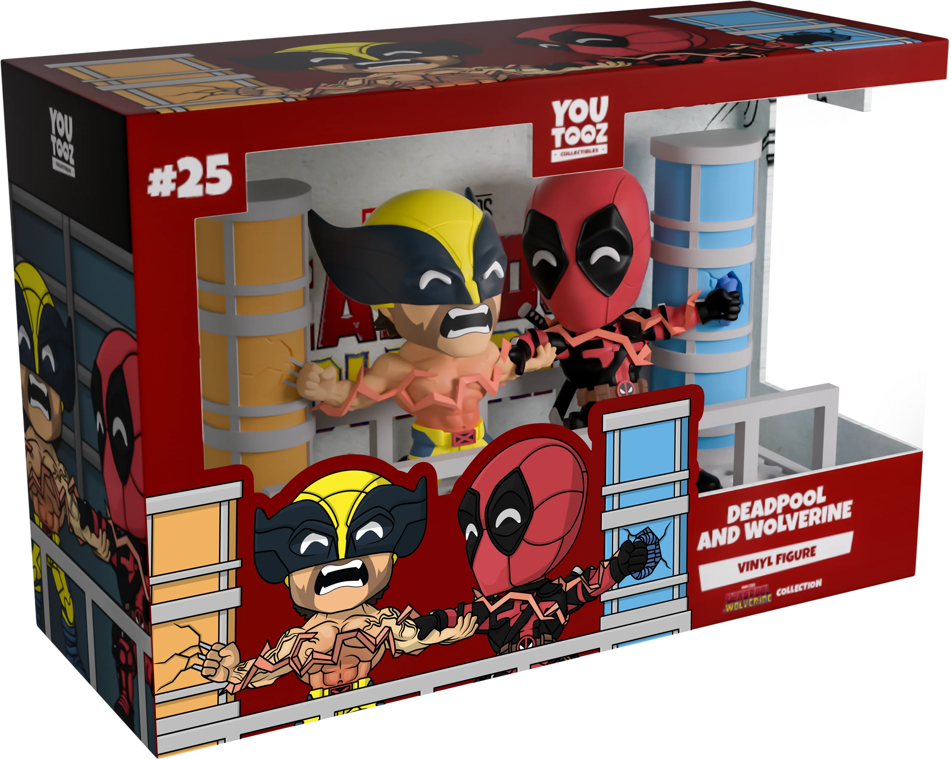 YouTooz Marvel Deadpool & Wolverine Vinyl Figures