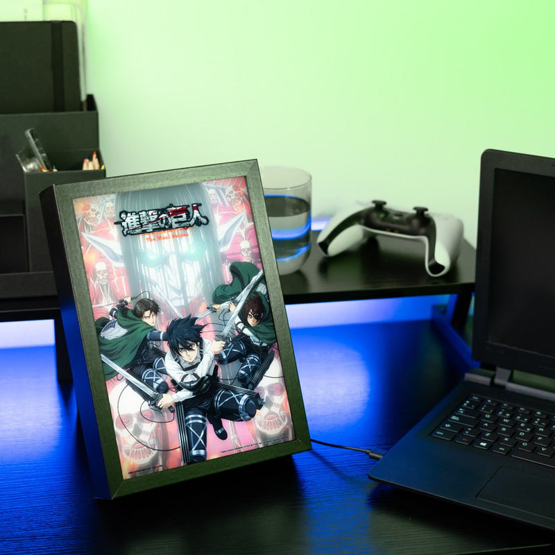 Attack on Titan LED Framed Print