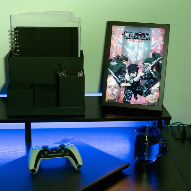 Attack on Titan LED Framed Print