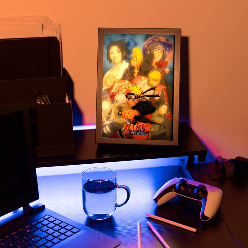 Naruto Shippuden LED Framed Print