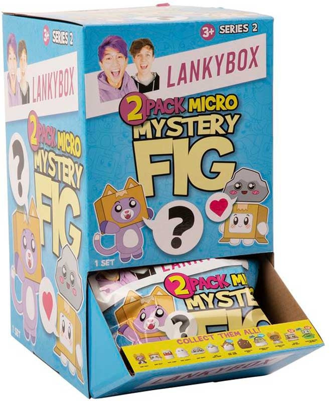 Lankybox Micro Mystery Figure 2 Pack, close-up detail