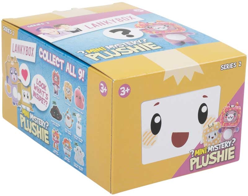 Lankybox Mini Mystery Plush Assorted, side angle