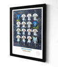 Leeds United 19/20 Champions Shirts A3 collectible from Terry Kneeshaw Art