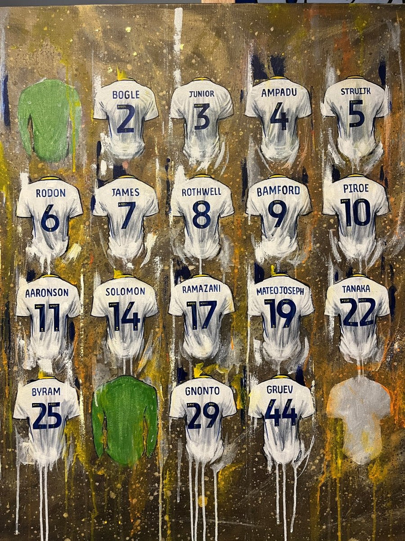 Leeds United Champions 24/25 Framed A3 Print, alternate view
