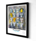 Leeds United FC Shirts A3 collectible from Terry Kneeshaw Art
