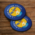 Leeds Big Jack- Football Coaster - Square Or Circle, alternate view