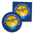 Leeds Big Jack- Football Coaster - Square Or Circle collectible from https://britishmade.gifts/