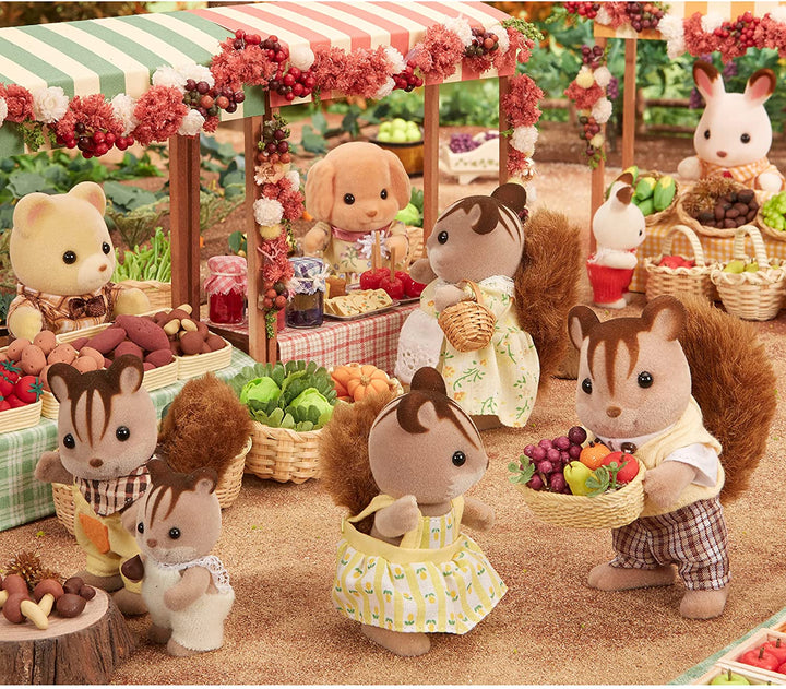 Sylvanian Families Walnut Squirrel Family