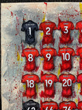 Liverpool 24/25 Champions - Framed A3 collectible from Liverpool FC Terry Kneeshaw Art