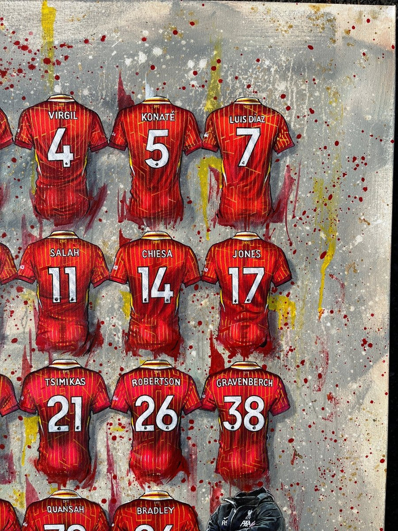 Liverpool 24/25 Champions - Framed A3, alternate view