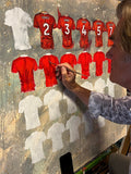 Liverpool 24/25 Champions - A2 Limited Edition Print, side angle