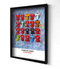 Liverpool FC Shirts - A2 Signed Limited Edition Prints, alternate view