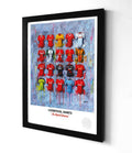 Liverpool Shirts Anfield A3 collectible from Liverpool FC Terry Kneeshaw Art