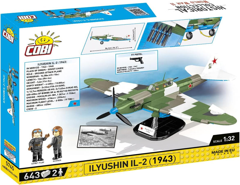 Cobi World War II ILYUSHIN IL 2 (643 Pieces)