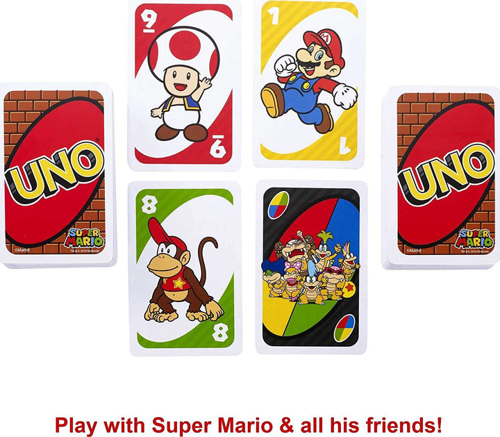 Uno Super Mario Bros Card Game