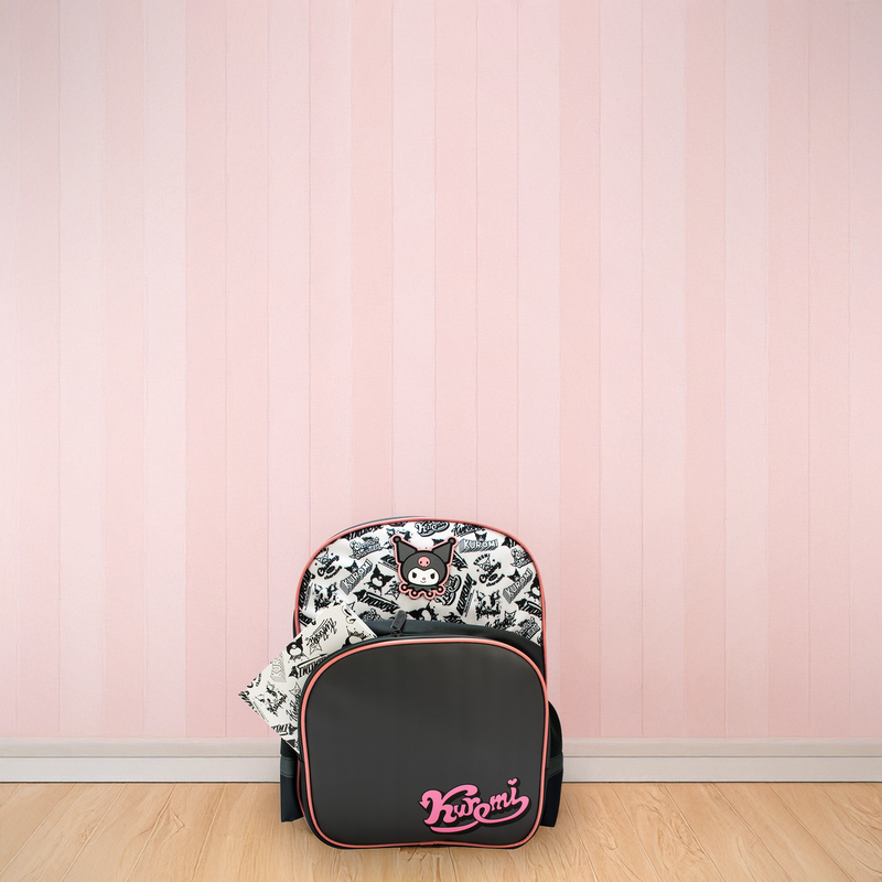 Kuromi Fullsize Backpack, rear view