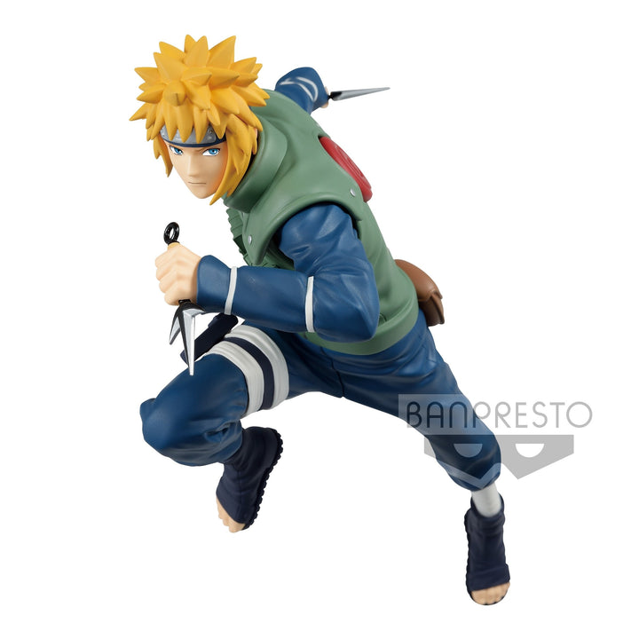 Banpresto Minato Namikaze Naruto Shippuden Vibration Stars PVC Figure