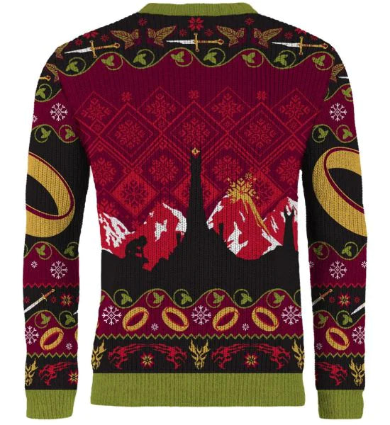 Official Lord Of The Rings One Ring Christmas Jumper