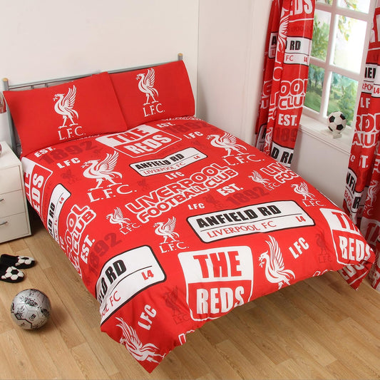 Liverpool Patch Double Duvet Set