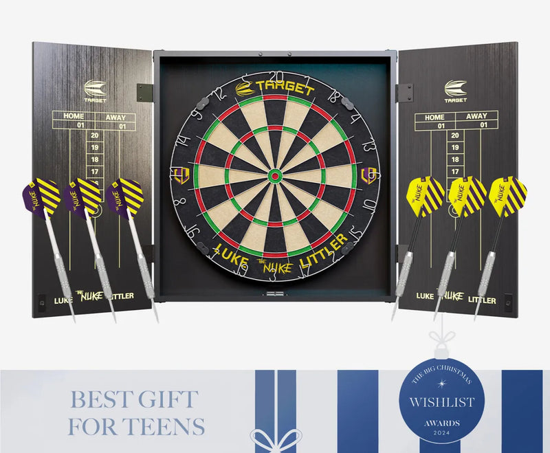Target Luke The Nuke Littler Cabinet and Board Set collectible from Queensferry Sports