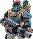 Warhammer 40K Tempestus Scions Command Squad Astra Militarum Action Figure (1/18 Scale)