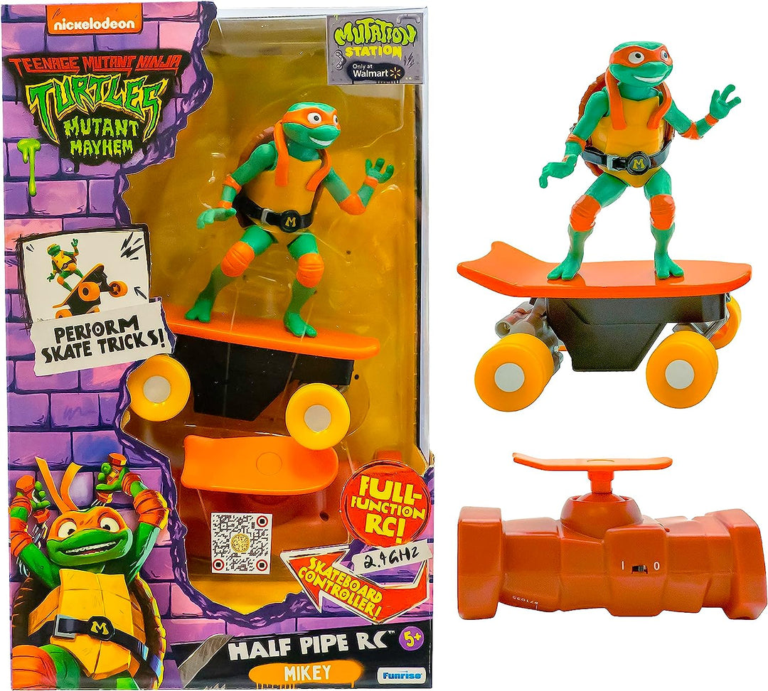 Teenage Mutant Ninja Turtles Mutant Mayhem Half Pipe RC Michelangelo Figure