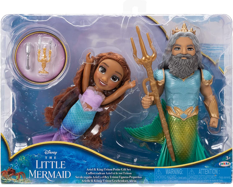 The Little Mermaid 6" Petite Ariel And Triton Set - Image 2