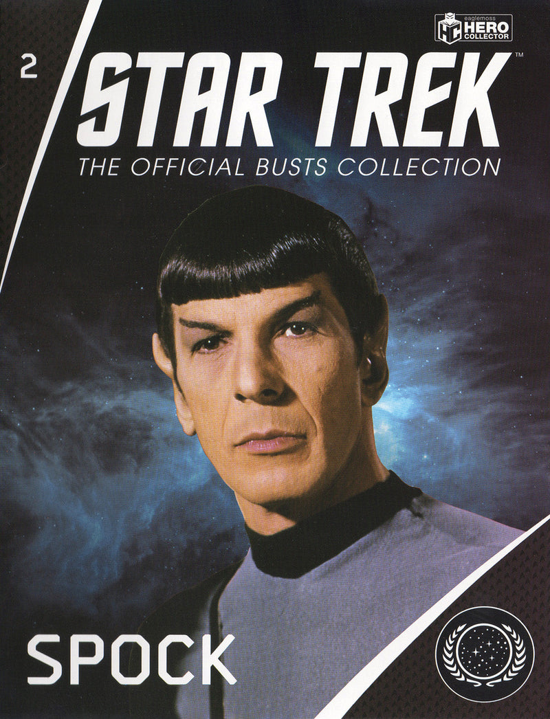 Commander Spock Model Die Cast Bust STBUK002 (Eaglemoss Star Trek The Official Busts Collection), packaging shot