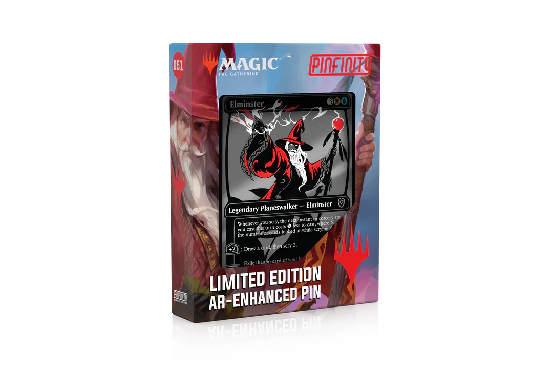 Magic: The Gathering Elminster Commander Legends Battle for Baldur's Gate Limited Edition AR Pin