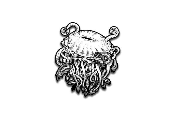 Pinfinity Gluntch Magic: The Gathering/Commander Legends: Battle for Baldur's Gate Glow-in-the-Dark AR Pin