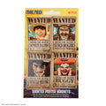 One Piece Wanted Posters Magnet Set, side angle