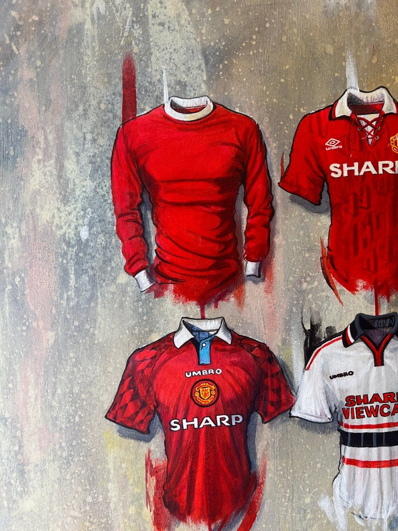 Manchester United FC A2 Signed Limited Edition Prints, packaging shot