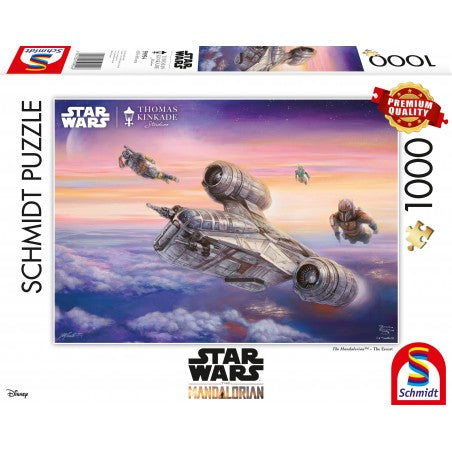 Thomas Kinkade Disney Star Wars The Mandalorian  The Escort (1000pc) Puzzle