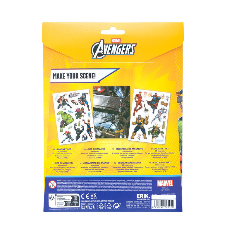 Marvel Avengers Die-Cut Magnet Set of 3 Sheets alternate view