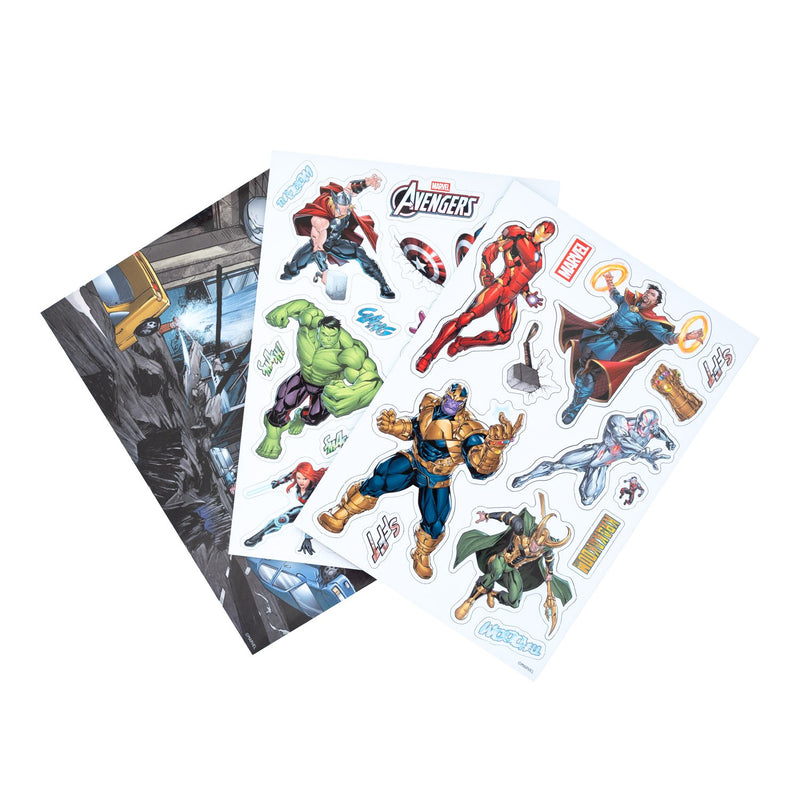 Marvel Avengers Die-Cut Magnet Set of 3 Sheets side angle