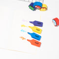 Marvel Avengers Highlighters Set of 4 With Toppers close up detail