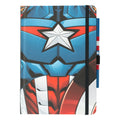 Marvel Captain America Uniform A5 Premium Notebook With Pen