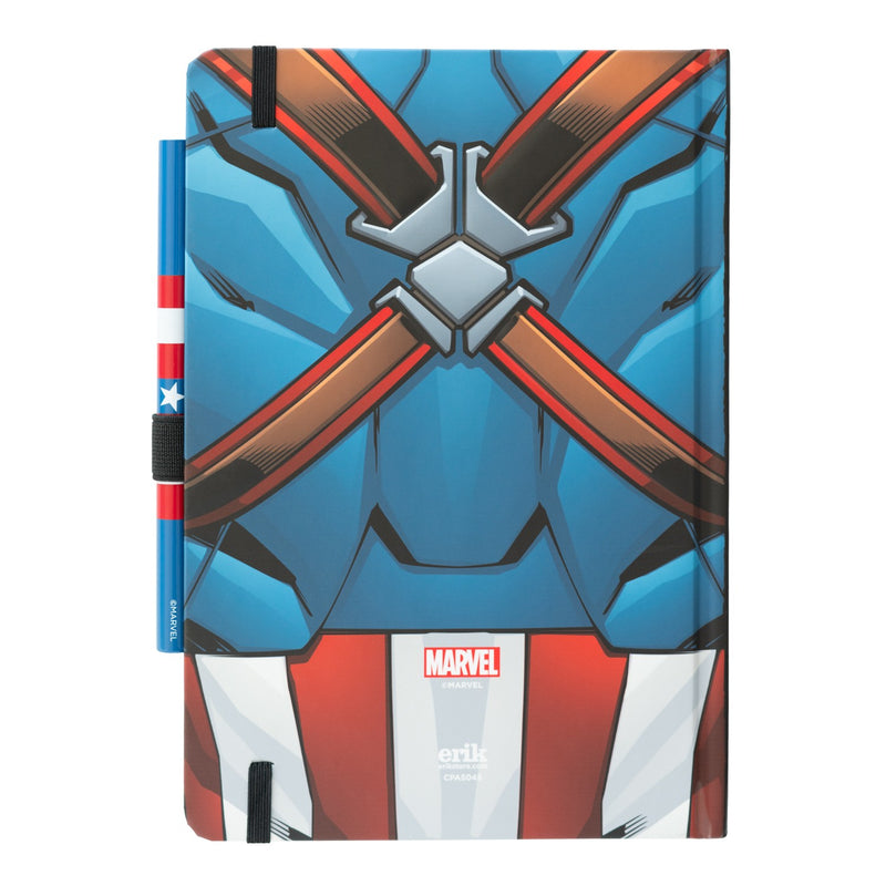 Marvel Captain America Uniform A5 Premium Notebook With Pen alternate view