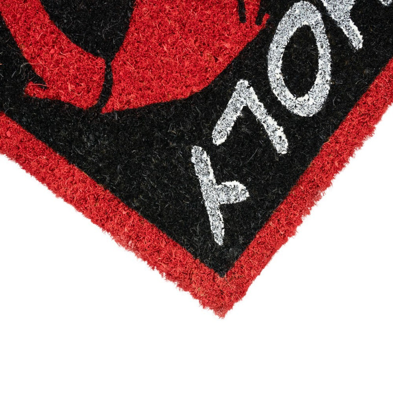 Marvel Deadpool Coir Door Mat 60 x 40cm side angle