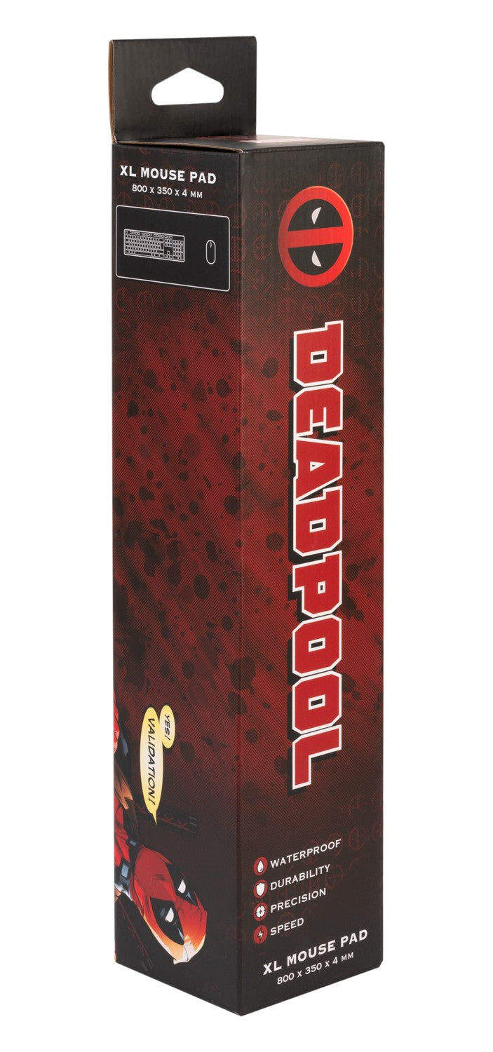 Marvel Deadpool XL Mouse Mat 80 x 35cm packaging view