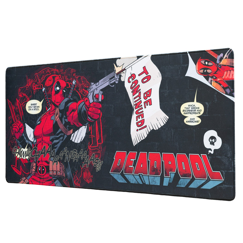 Marvel Deadpool XL Mouse Mat 80 x 35cm side angle