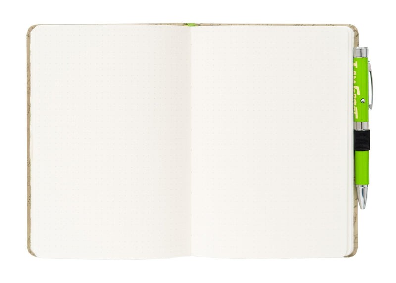 Marvel Groot A5 Premium Notebook with Projector Pen close up detail
