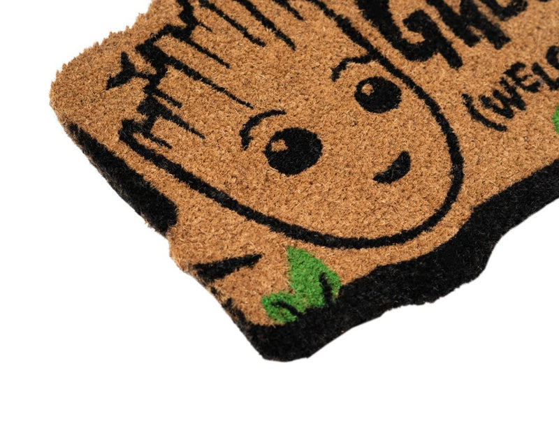 Marvel Groot Coir Door Mat 60 x 40cm side angle