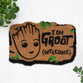 Marvel Groot Coir Door Mat 60 x 40cm close up detail