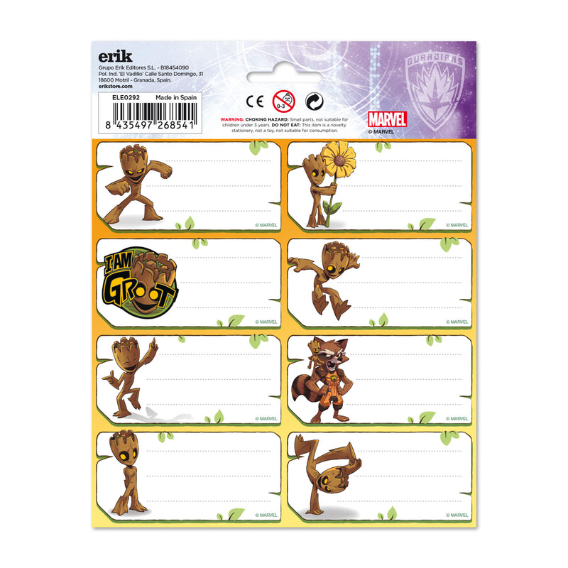 Marvel Groot Self-Adhesive Gloss Labels Set of 16 alternate view