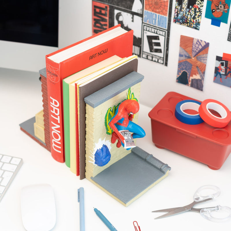Marvel Spider-Man Resin Bookends Set of 2 packaging view