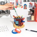Marvel Spider-Man Pen Holder and Stationery Set close up detail