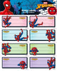 Marvel Spider-Man Self-Adhesive Labels Set of 16